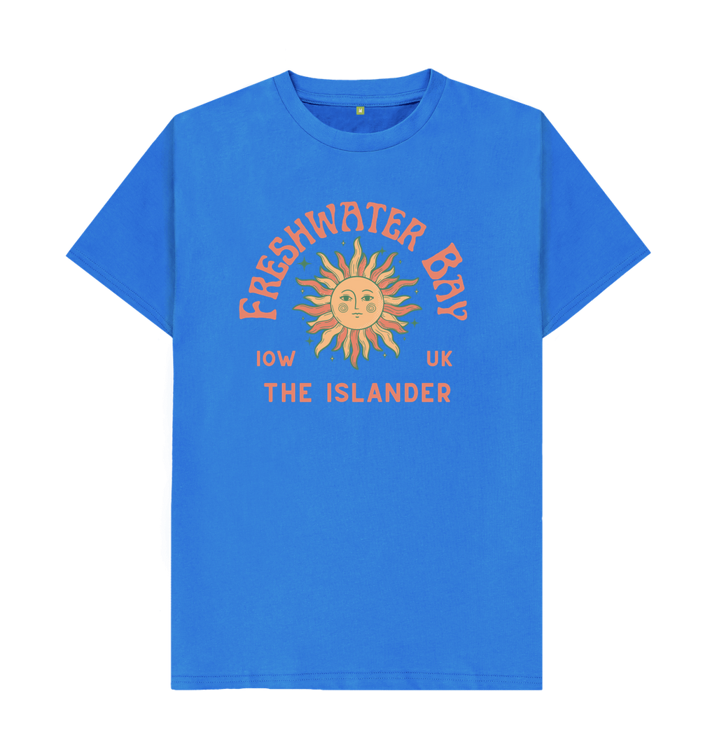 Bright Blue Printed T-shirt