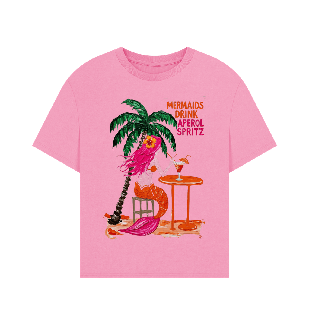 Rose Pink Printed T-shirt