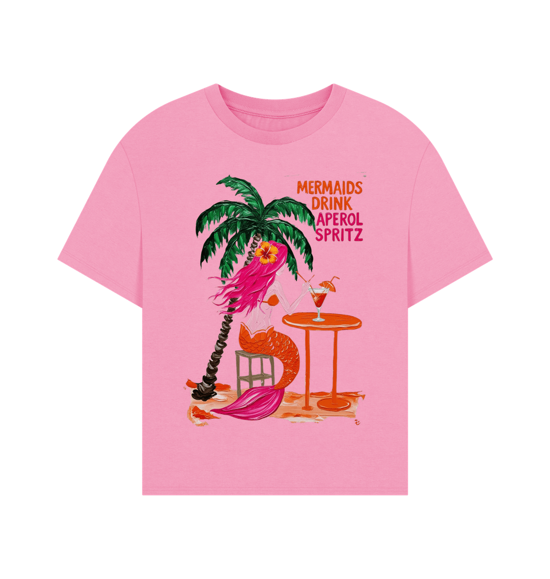 Rose Pink Printed T-shirt