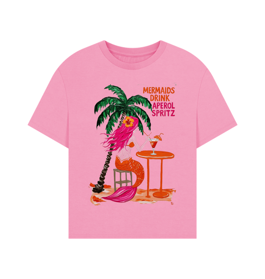 Rose Pink Printed T-shirt