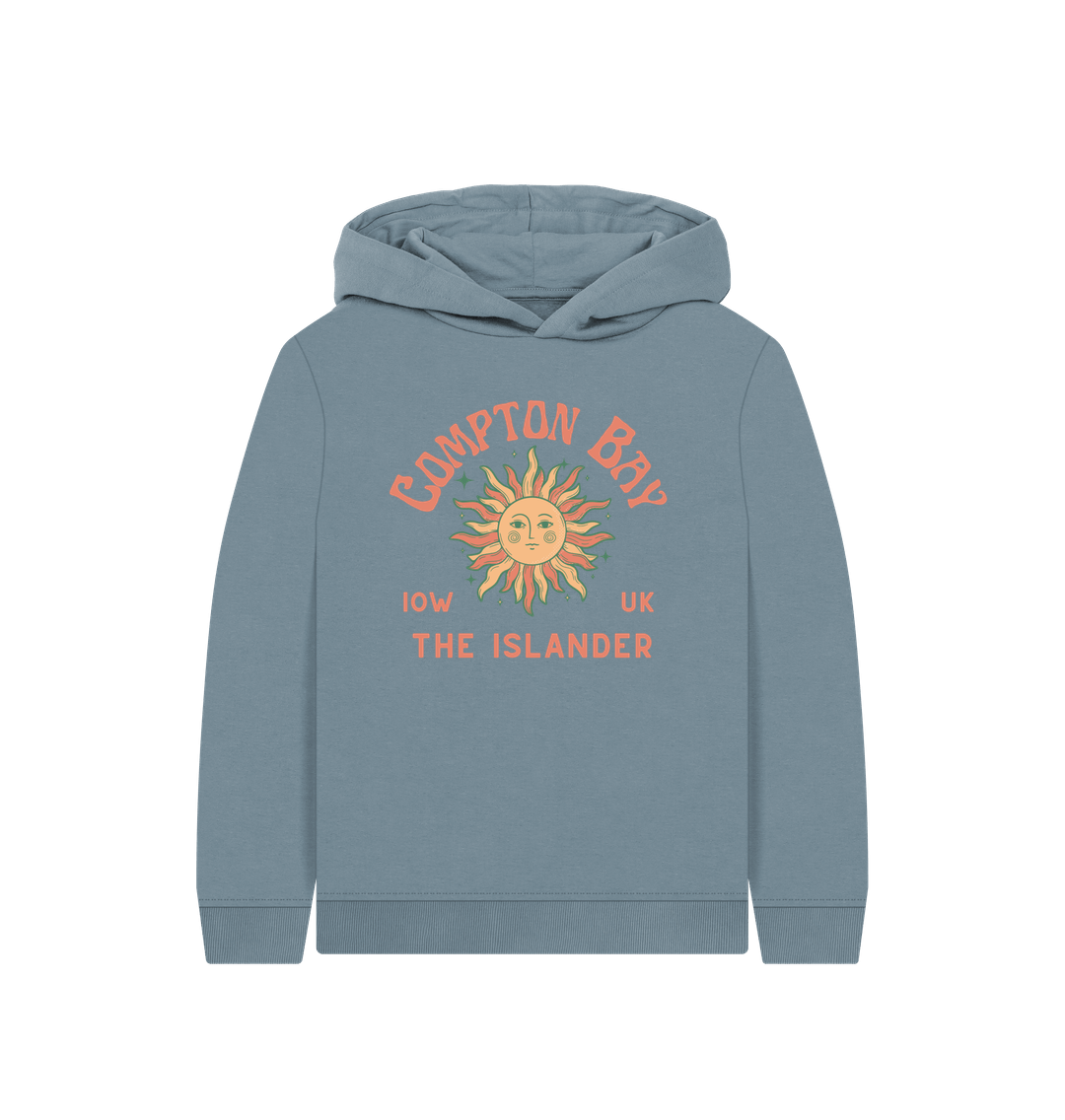 Stone Blue Kids Hoody - Compton Bay - Sunshine - The Islander - Isle of Wight