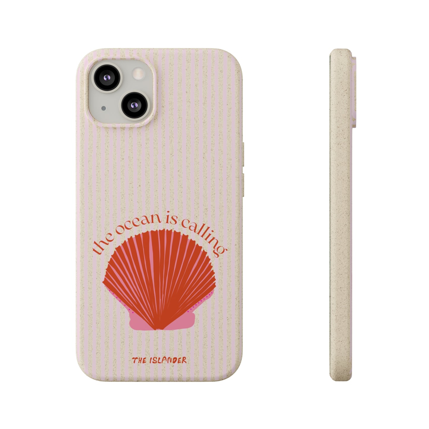 The Ocean Is Calling  - Biodegradable Phone Case - Made from Natural Materials