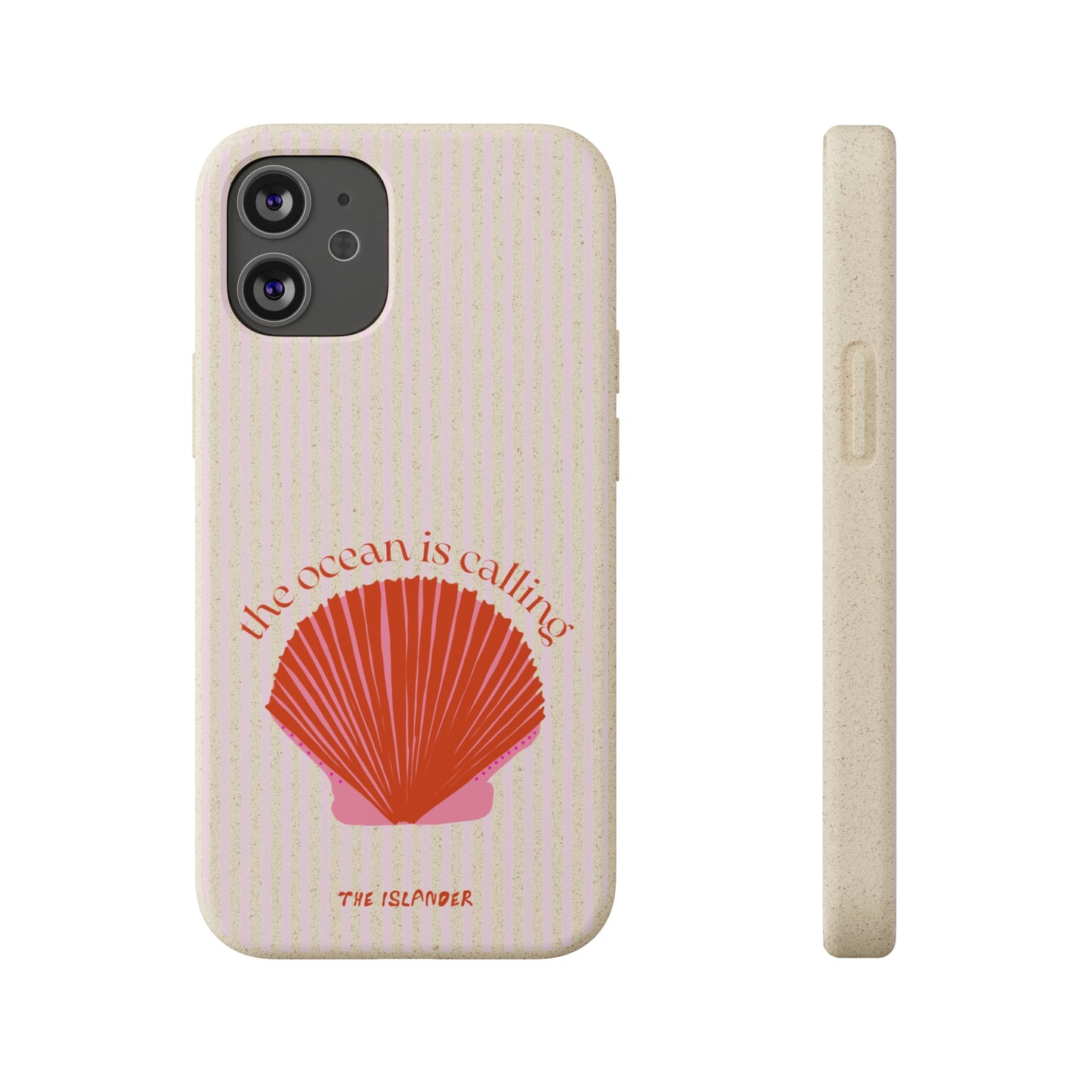 The Ocean Is Calling  - Biodegradable Phone Case - Made from Natural Materials