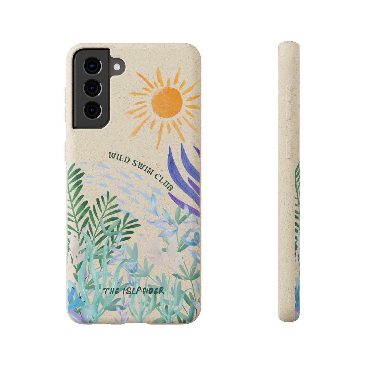 Wild Swimming  - Biodegradable Phone Case - Made from Natural Materials