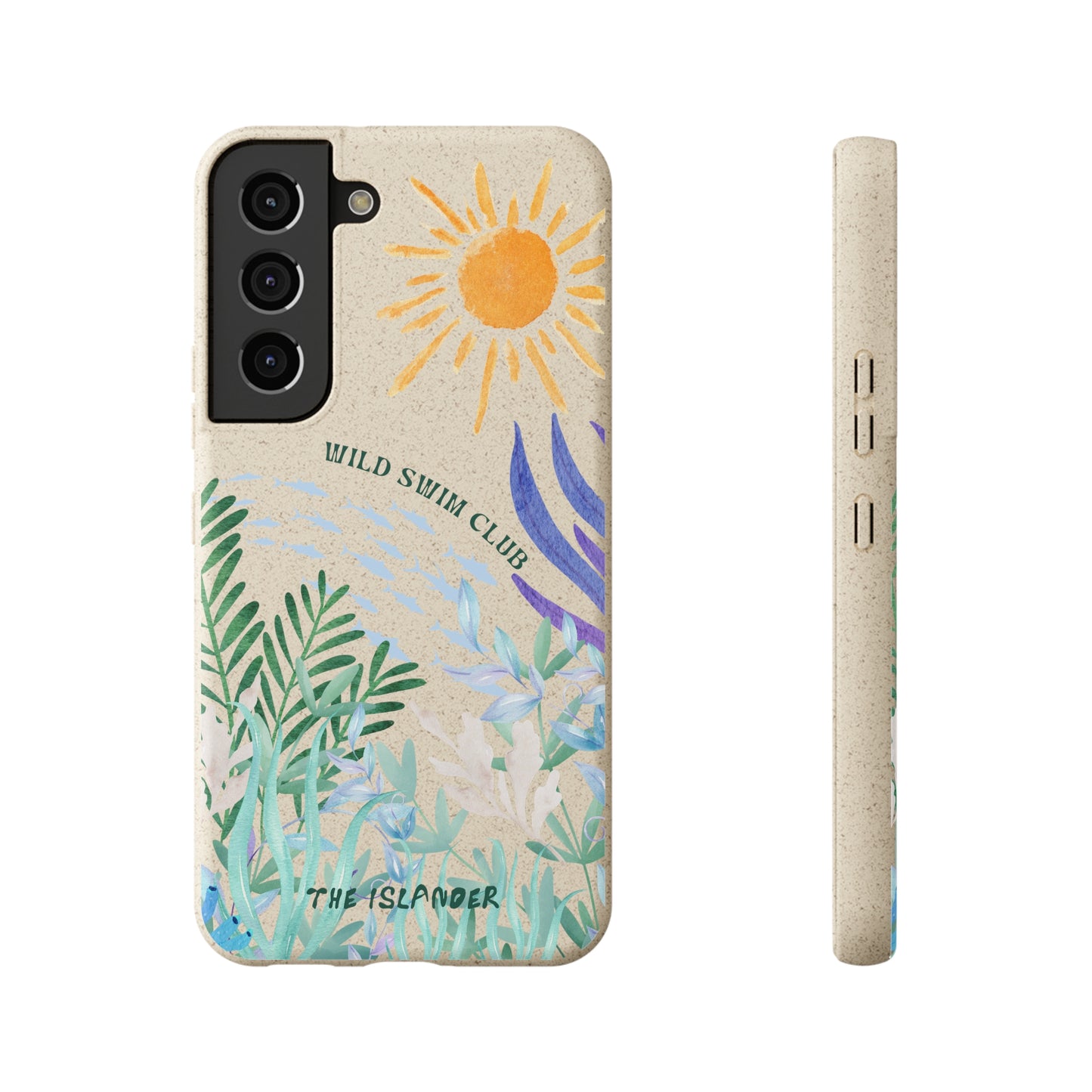 Wild Swimming  - Biodegradable Phone Case - Made from Natural Materials