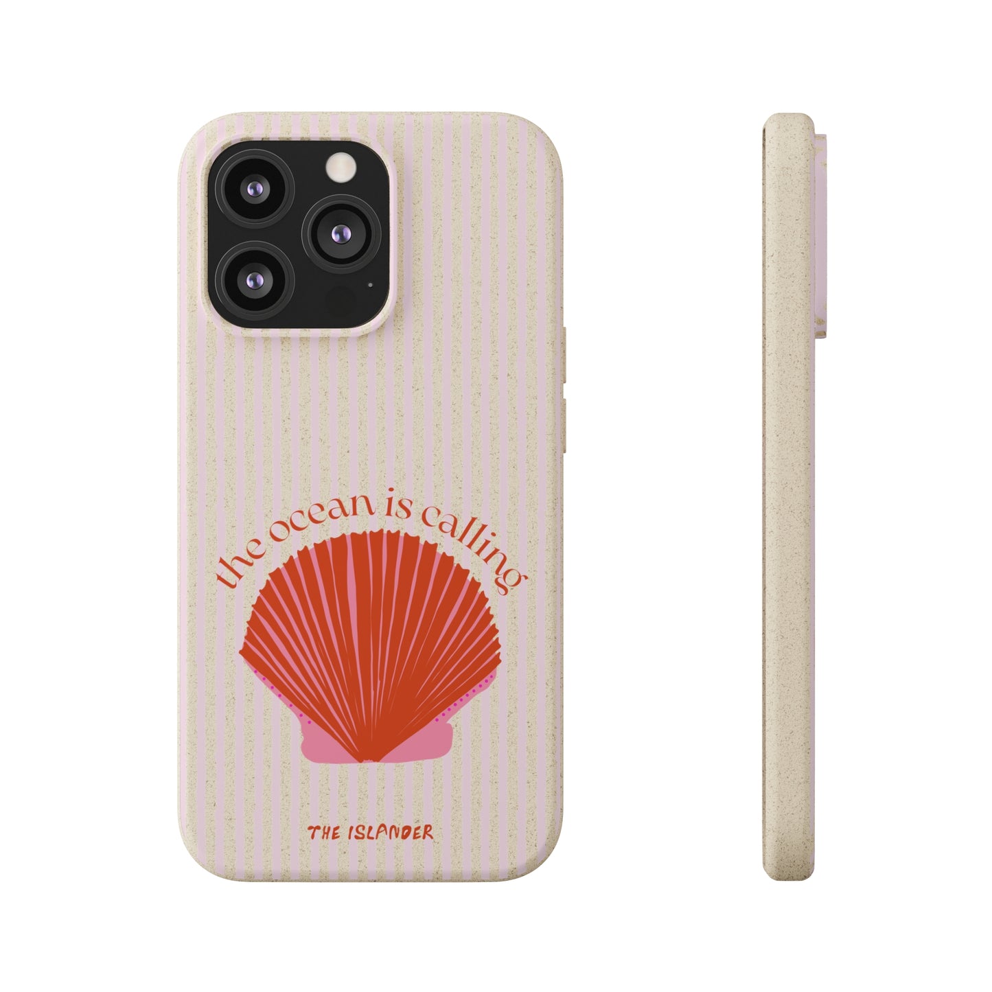 The Ocean Is Calling  - Biodegradable Phone Case - Made from Natural Materials