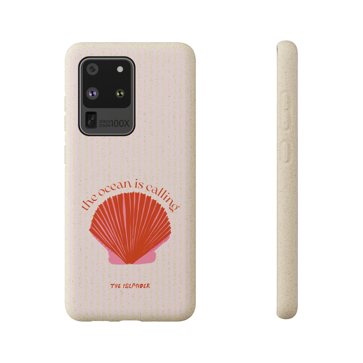 The Ocean Is Calling  - Biodegradable Phone Case - Made from Natural Materials