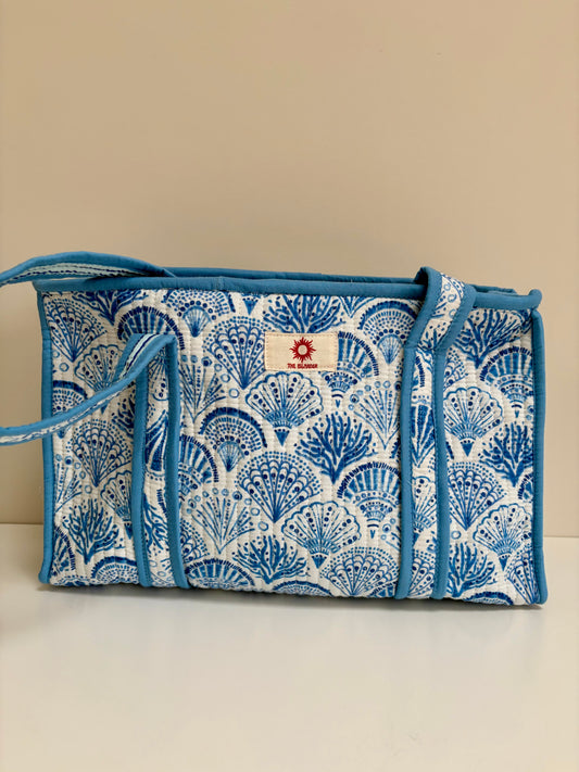 Blue Shell Midi Tote