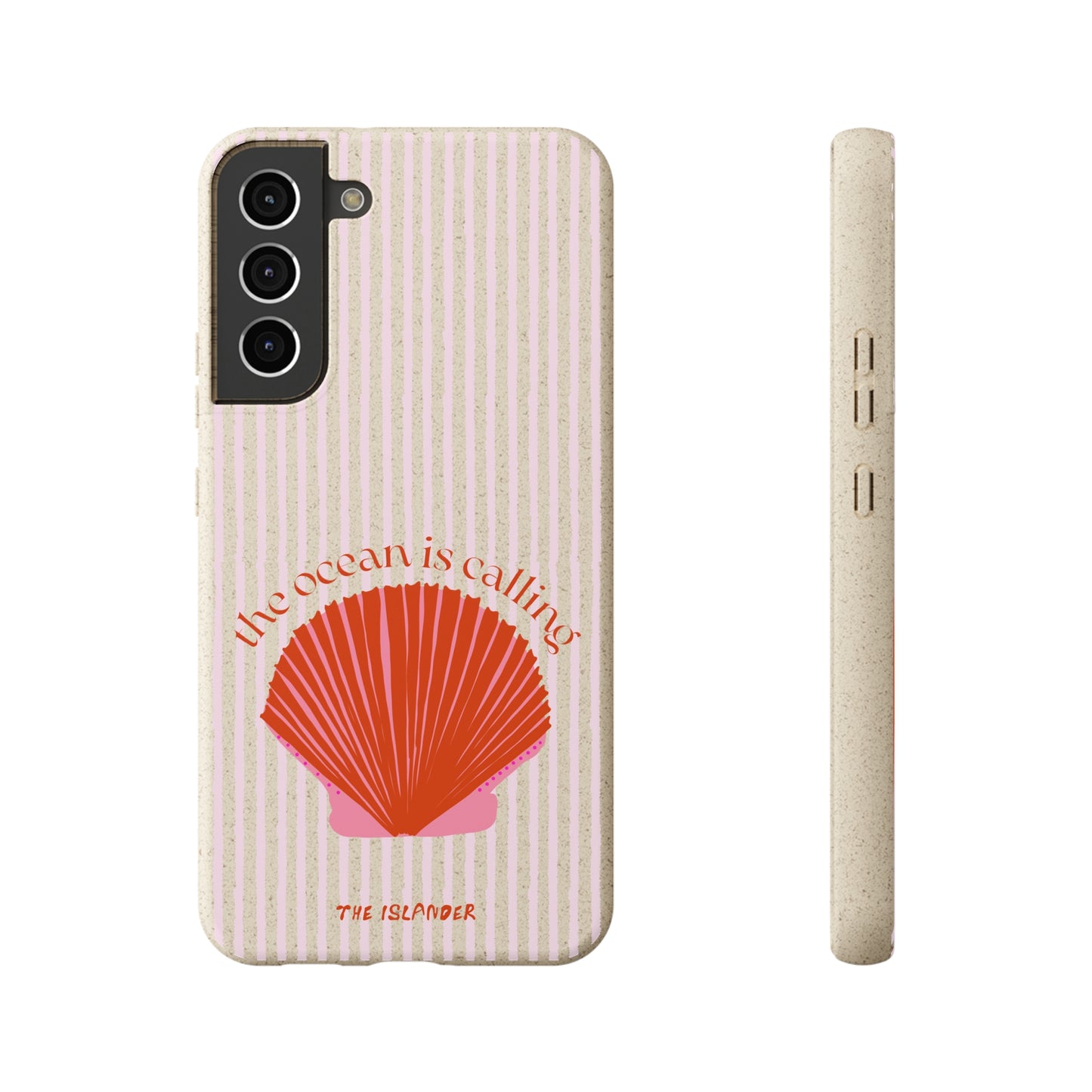 The Ocean Is Calling  - Biodegradable Phone Case - Made from Natural Materials