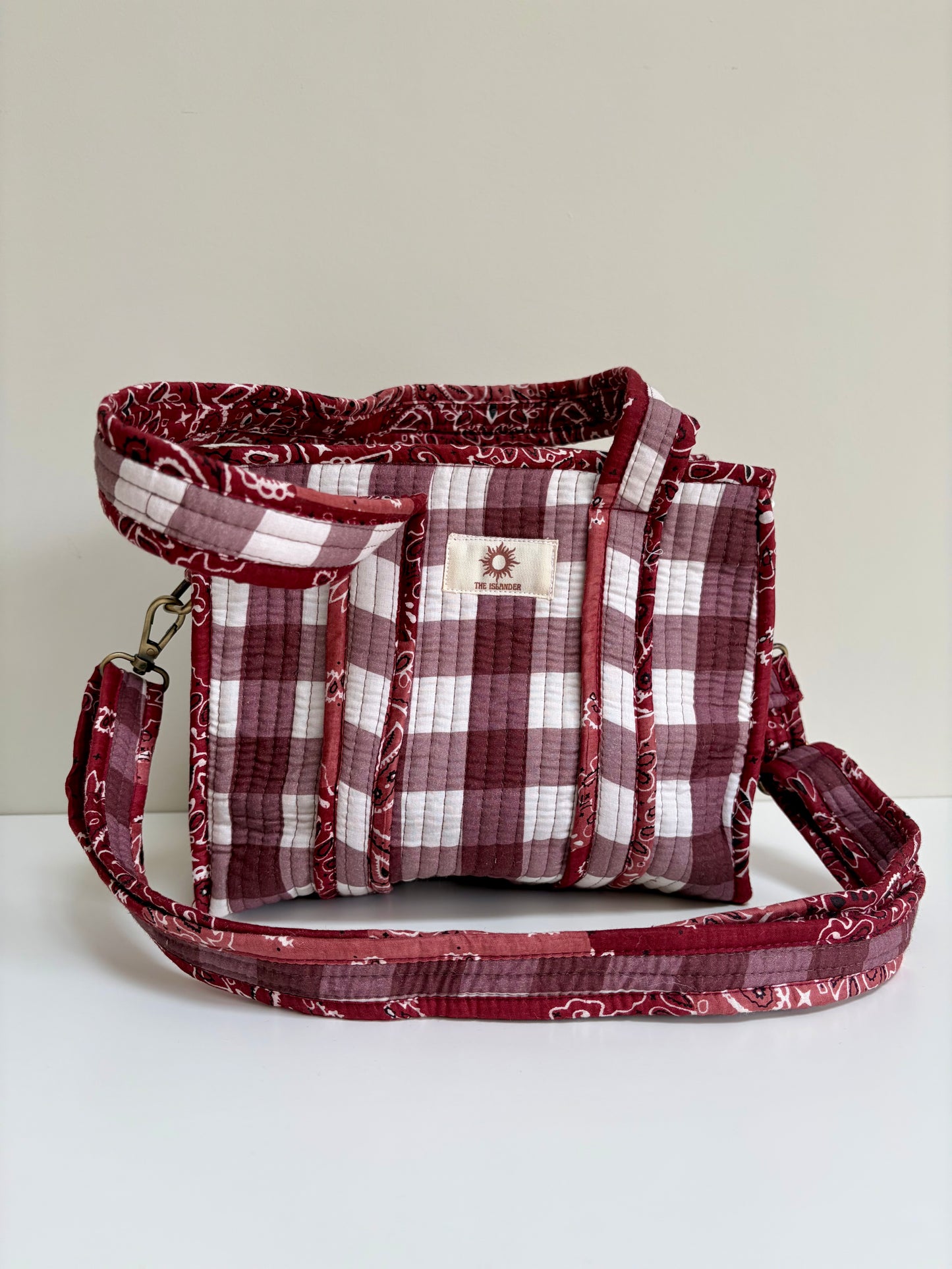 Cowgirl Gingham Mini Tote Bag