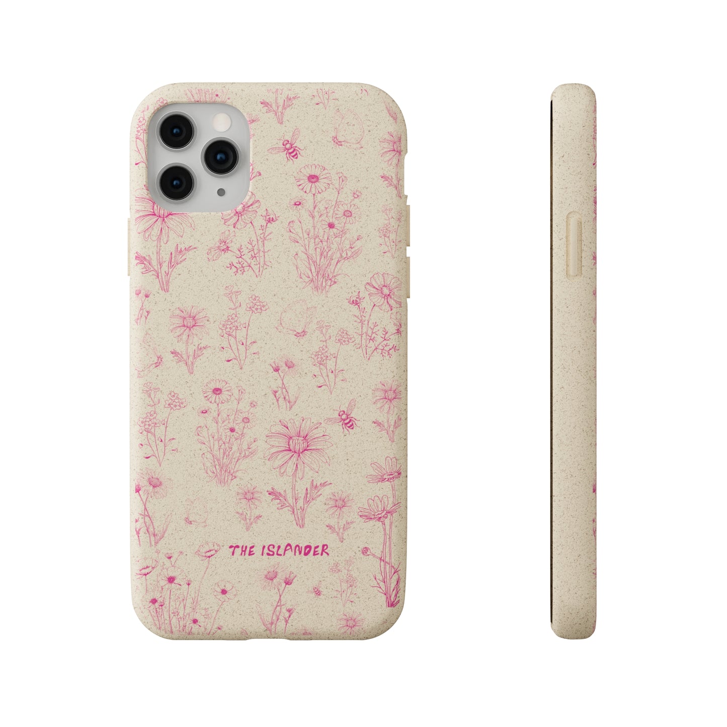 Wild Flowers - Biodegradable Phone Case - Made from Natural Materials