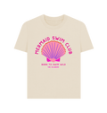 Oat Mermaid Swim Club - Pink Wild Swim Club - Women's T Shirt