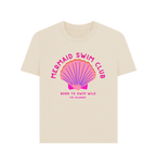 Oat Mermaid Swim Club - Pink Wild Swim Club - Women's T Shirt