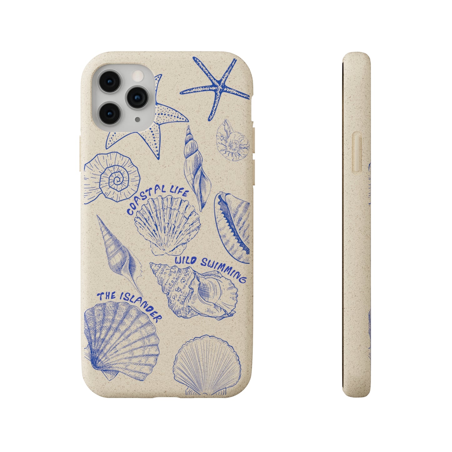 Wild Swimming Shells - Biodegradable Phone Case - Made from Natural Materials