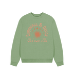 Sage Cornwall and Devon - Women's Oversized Style Sweatshirt - Wild Swim Club