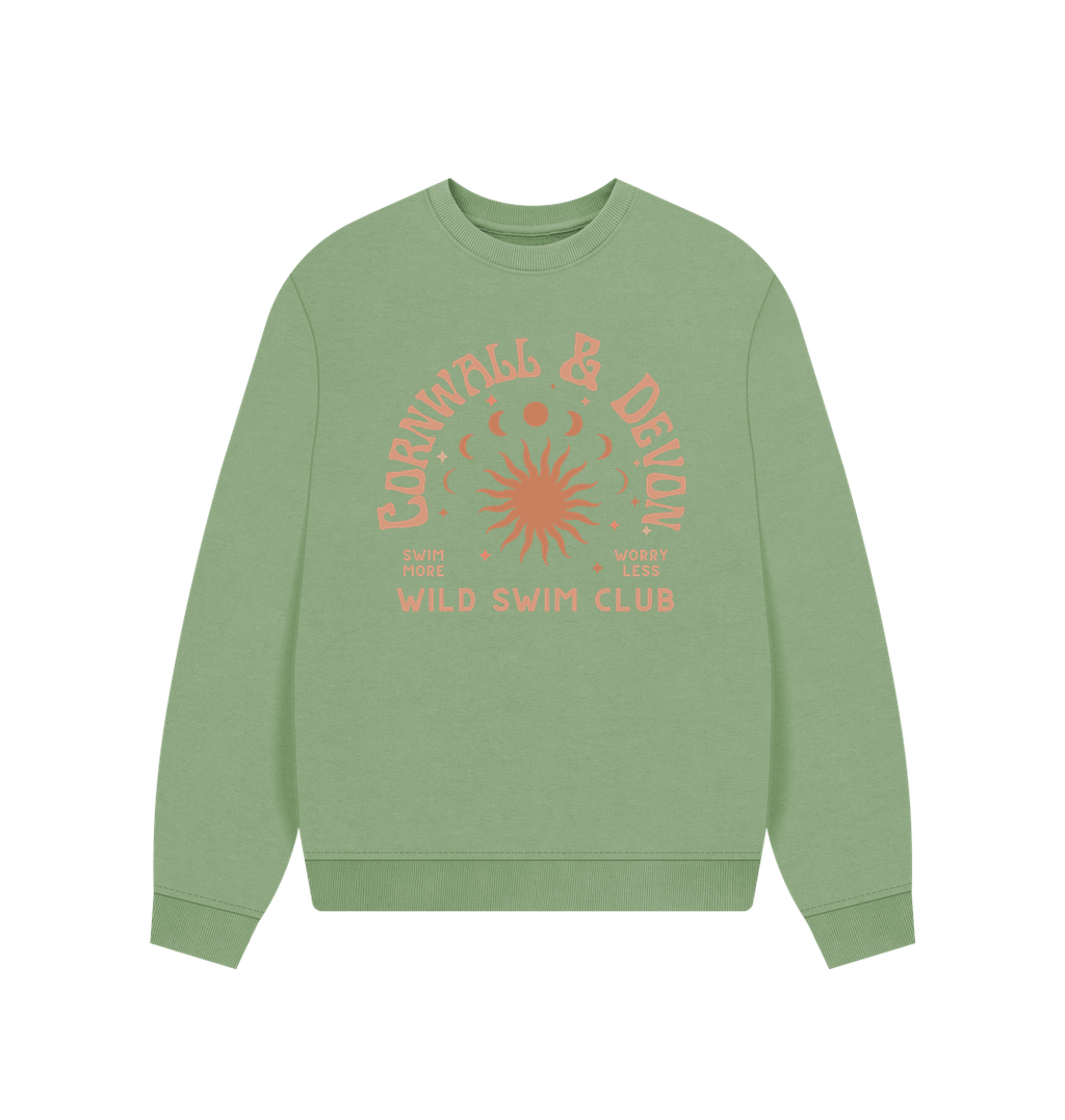 Sage Printed Sweater