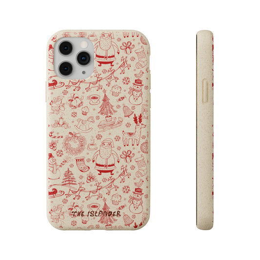 Christmas Wonderland  - Biodegradable Phone Case - Made from Natural Materials