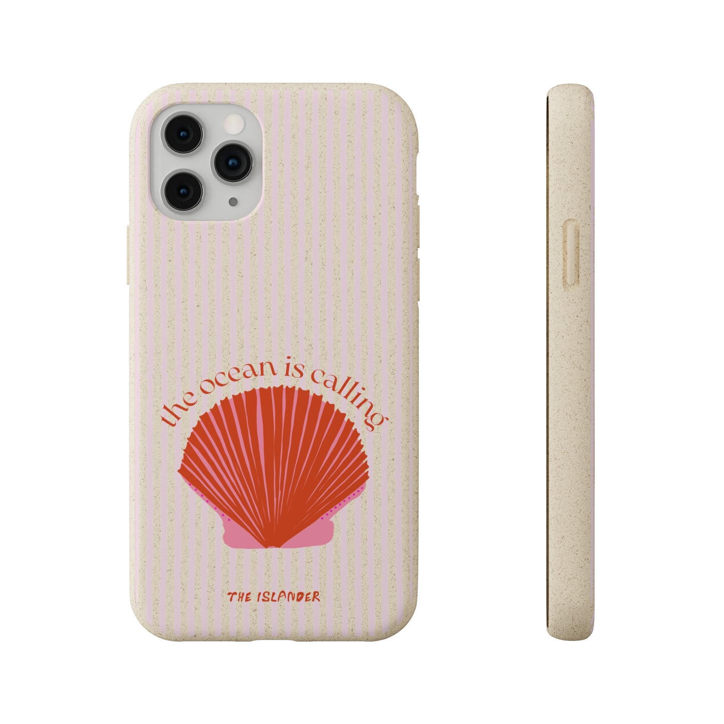 The Ocean Is Calling  - Biodegradable Phone Case - Made from Natural Materials