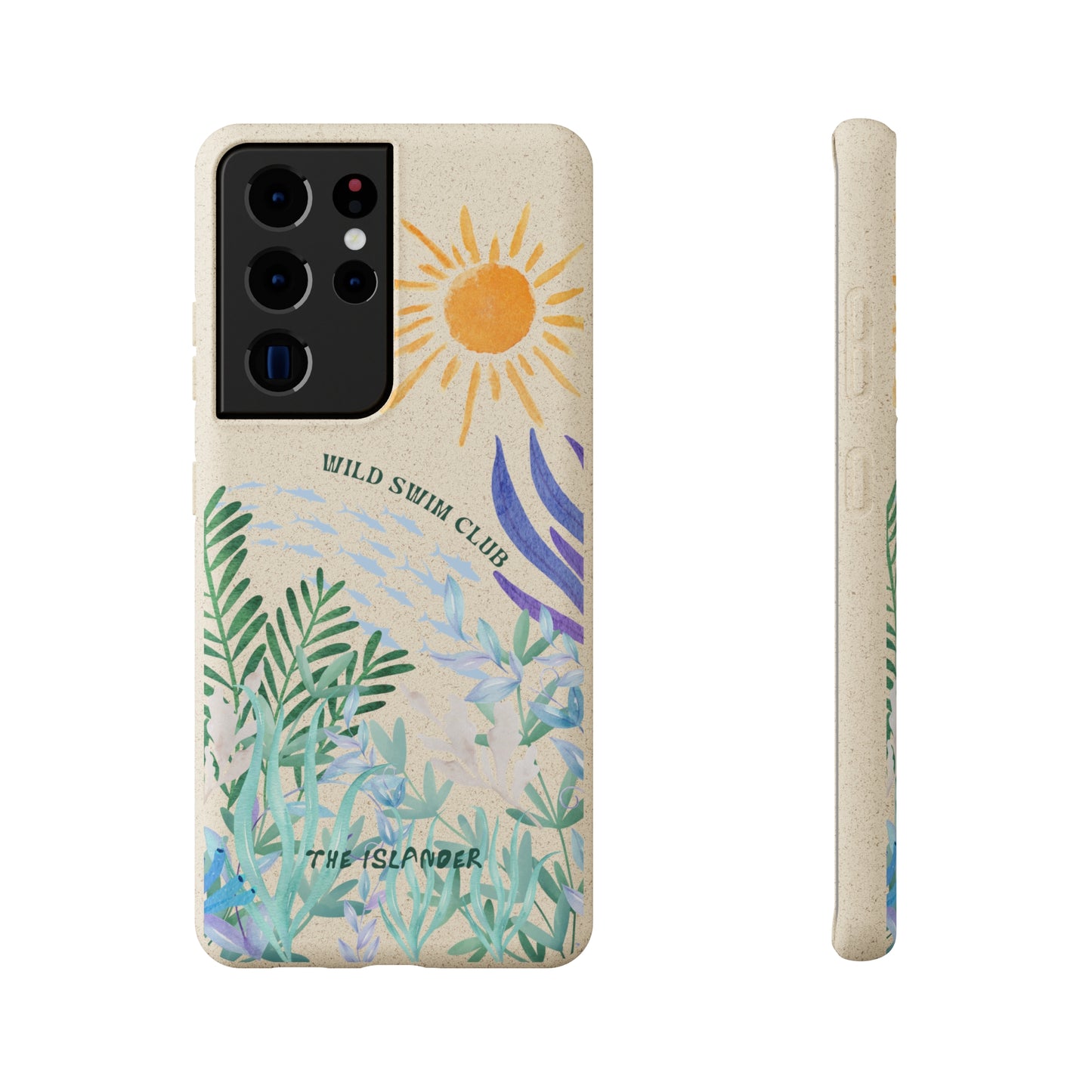 Wild Swimming  - Biodegradable Phone Case - Made from Natural Materials