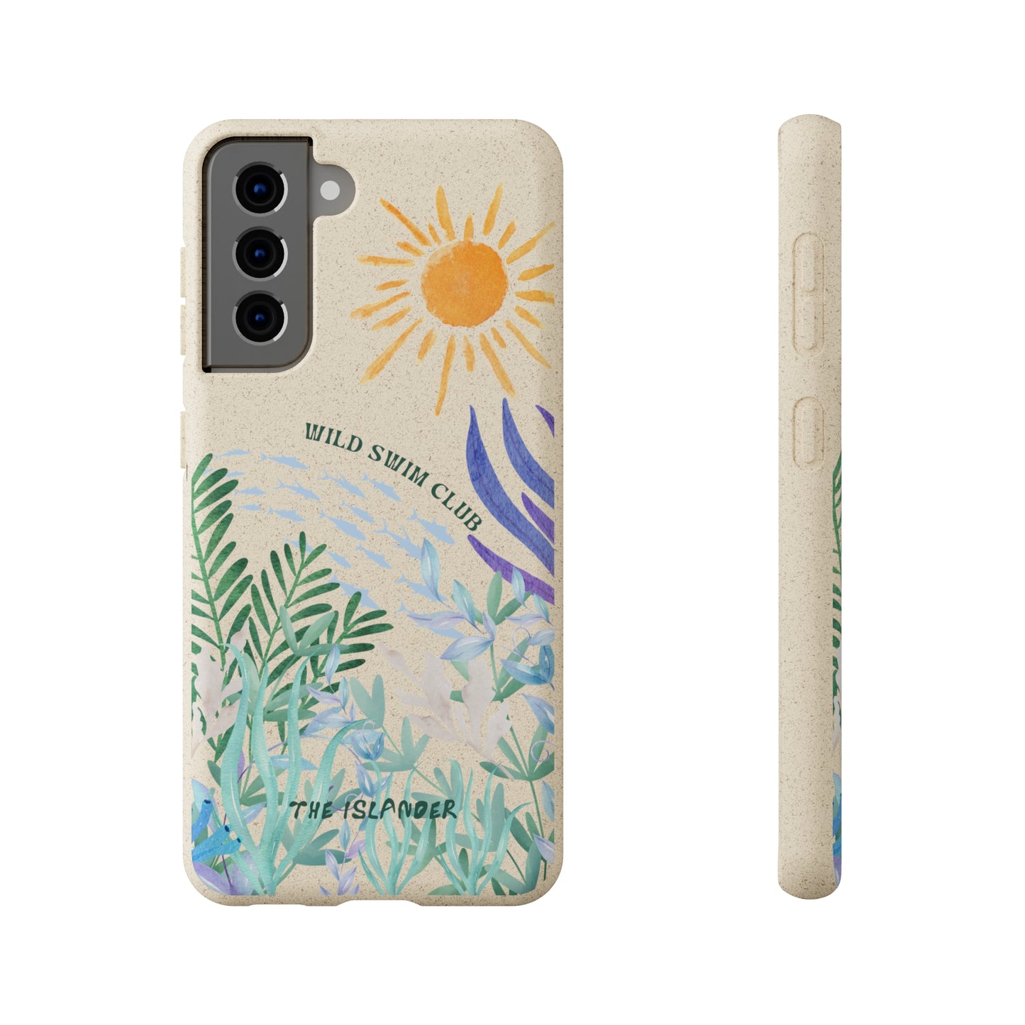 Wild Swimming  - Biodegradable Phone Case - Made from Natural Materials