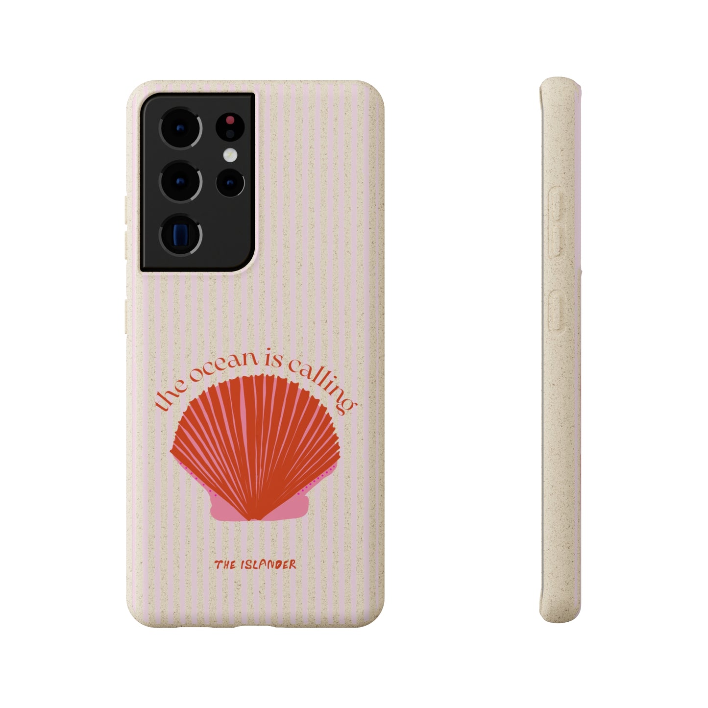 The Ocean Is Calling  - Biodegradable Phone Case - Made from Natural Materials