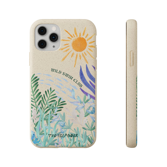 Wild Swimming  - Biodegradable Phone Case - Made from Natural Materials