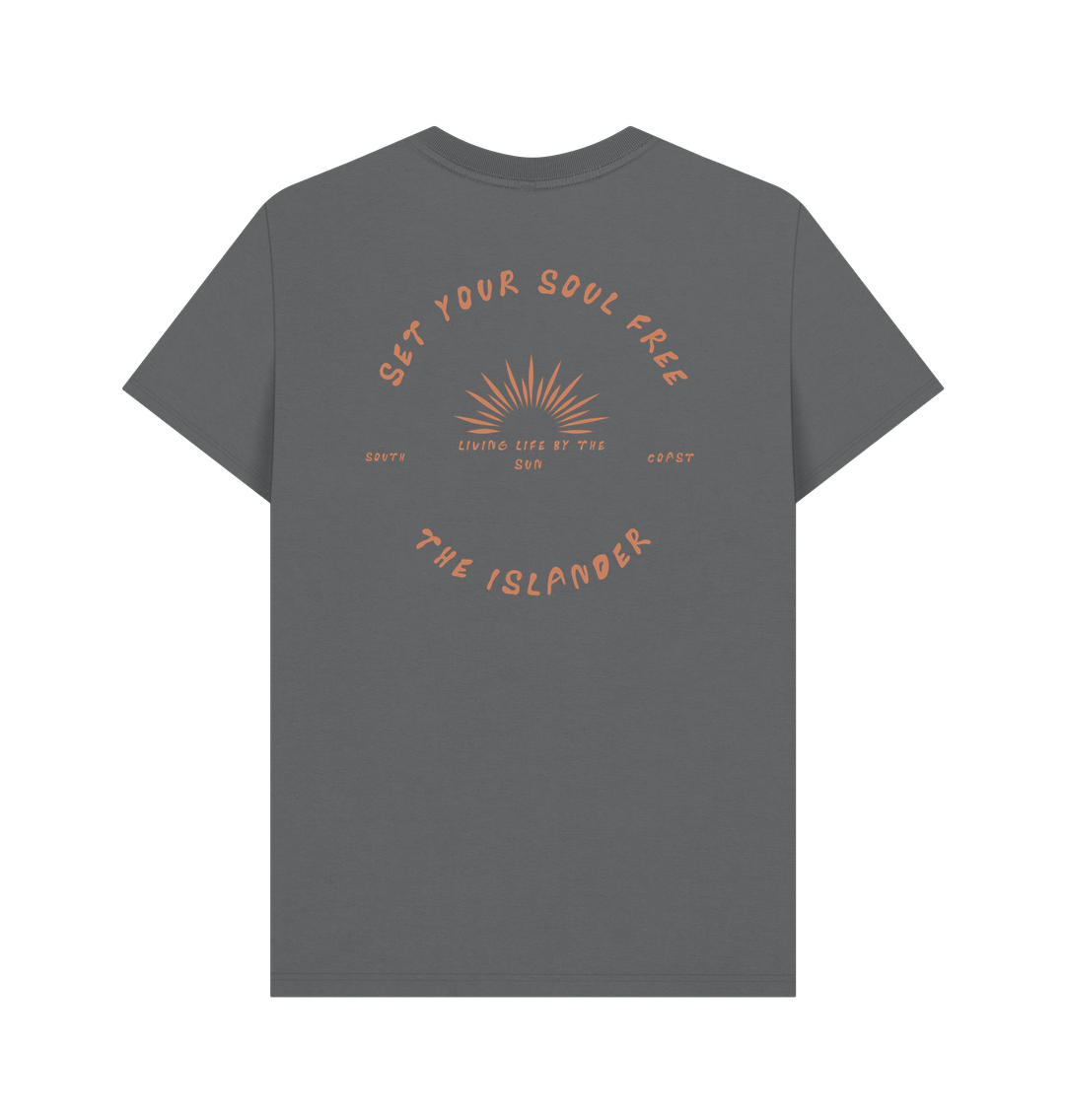 Slate Grey Printed T-shirt