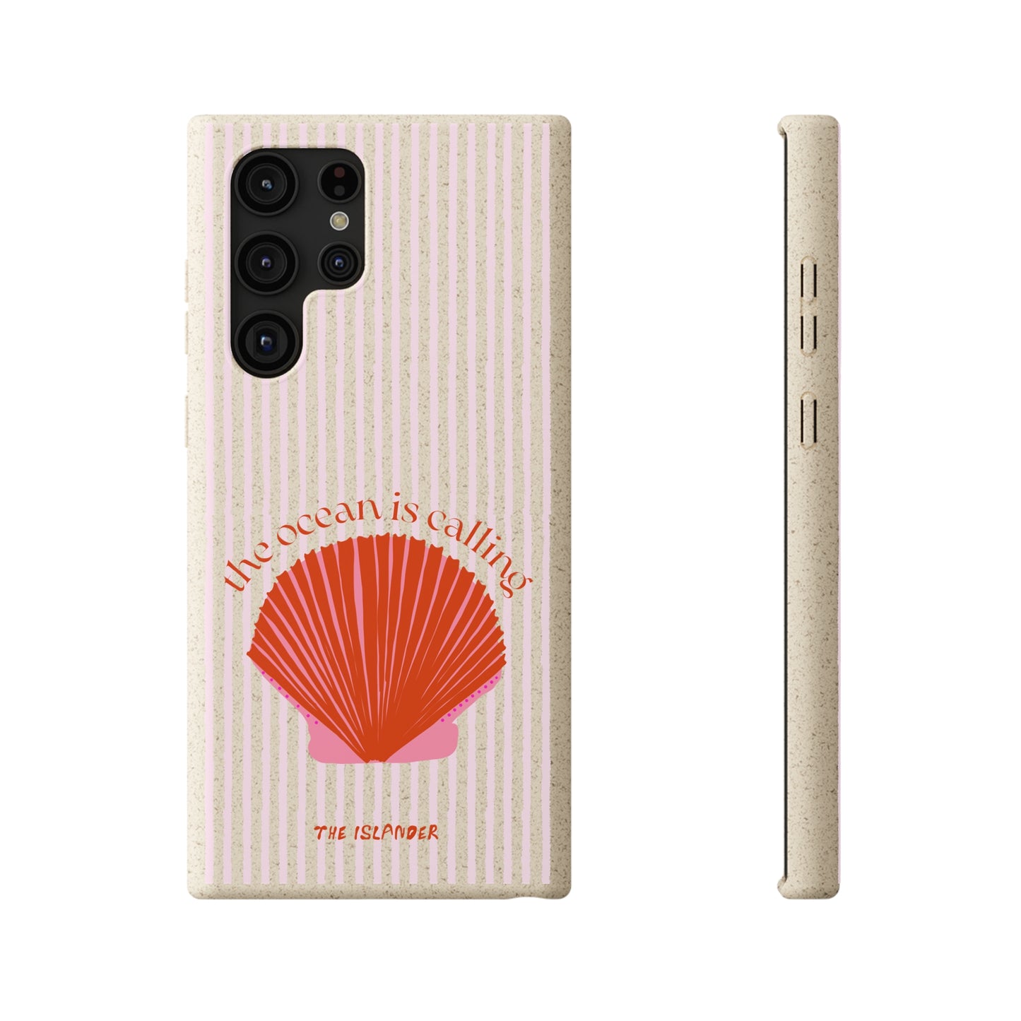 The Ocean Is Calling  - Biodegradable Phone Case - Made from Natural Materials