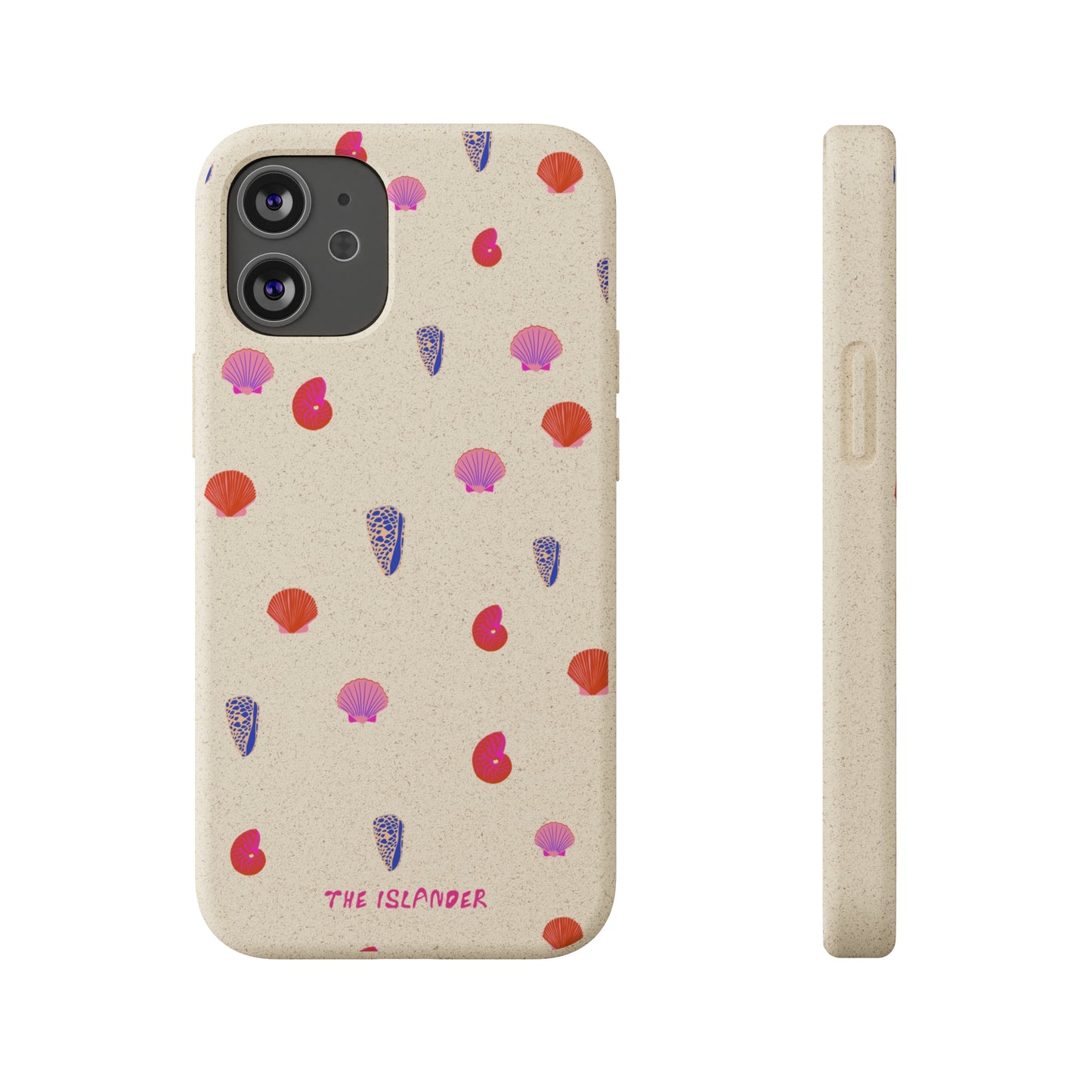 Pink Shells - Biodegradable Phone Case - Made from Natural Materials