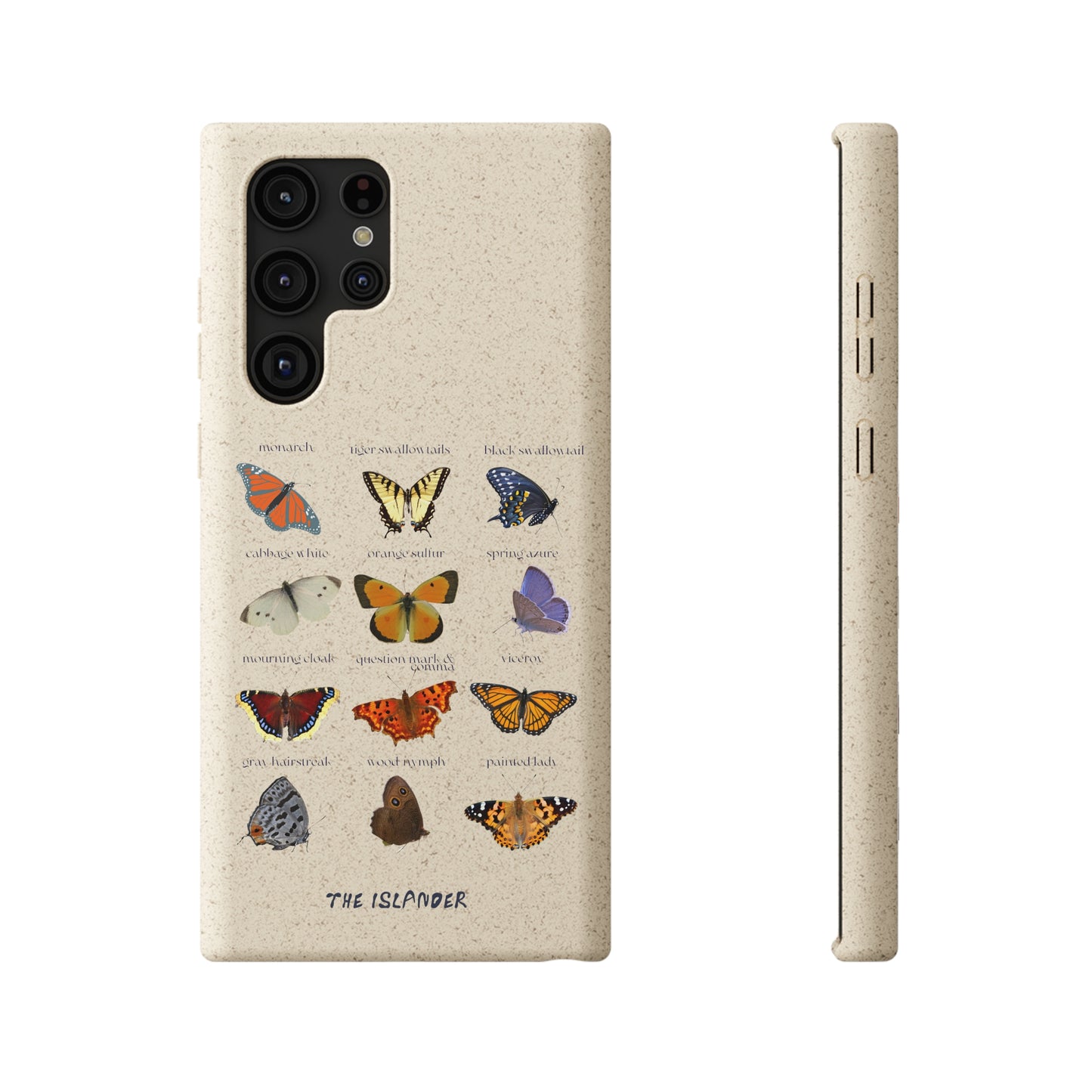 Butterflies  - Biodegradable Phone Case - Made from Natural Materials