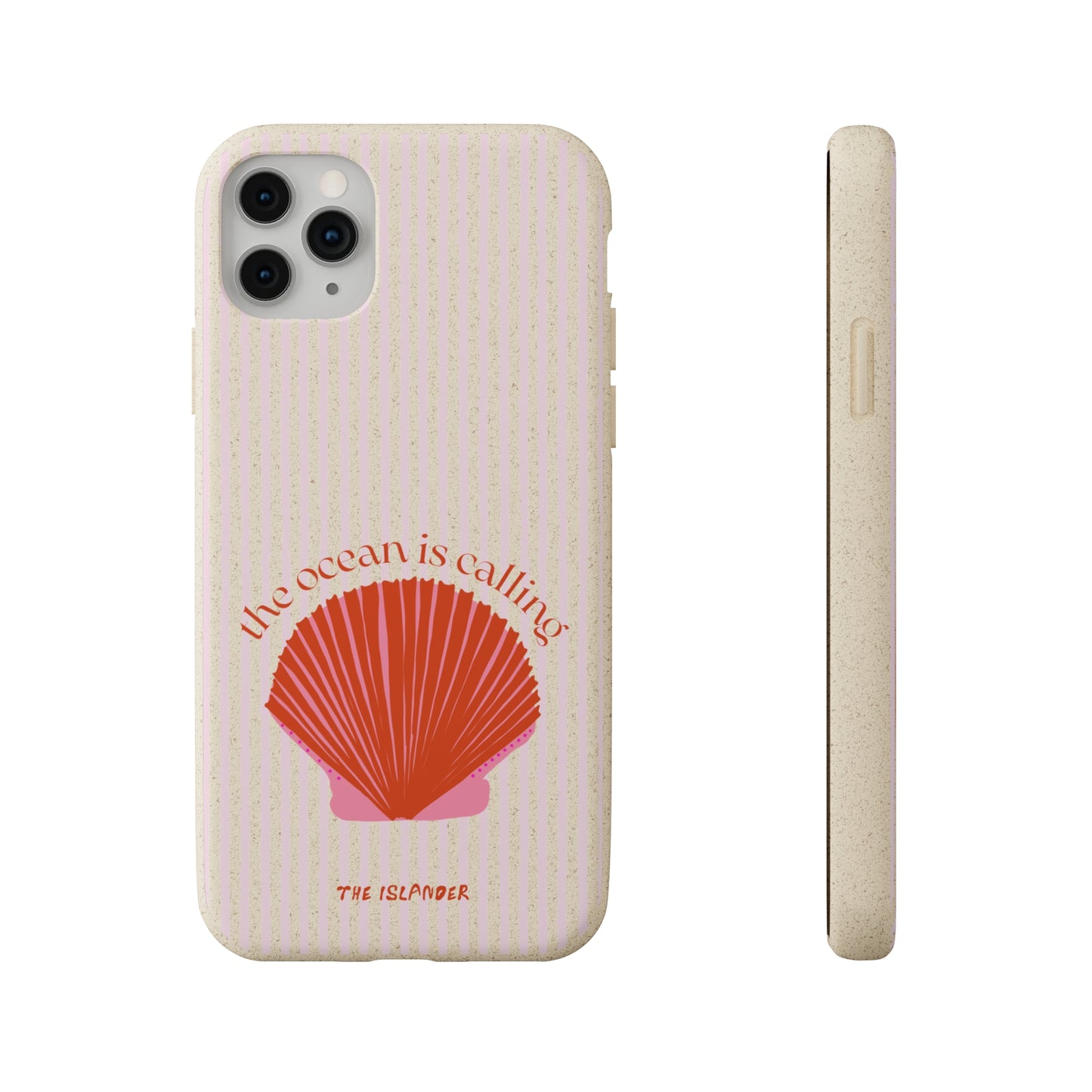 The Ocean Is Calling  - Biodegradable Phone Case - Made from Natural Materials