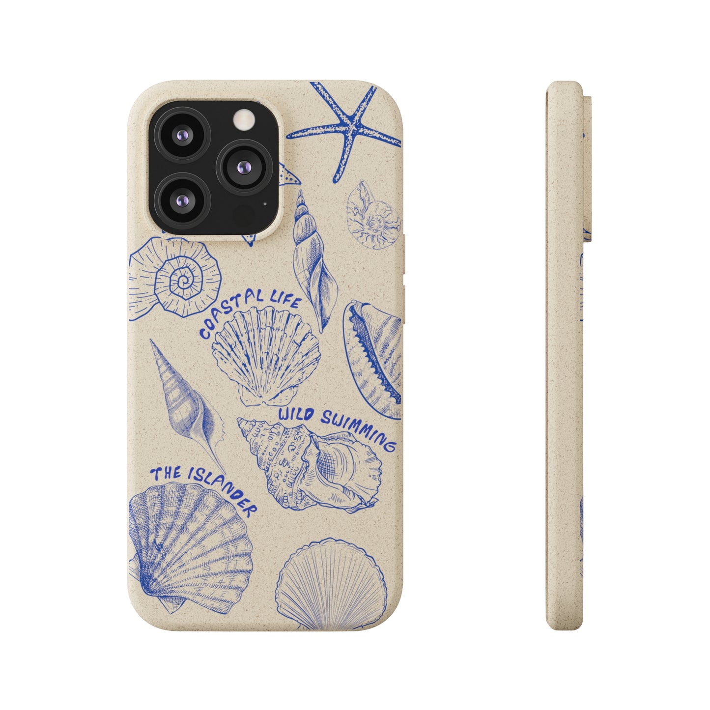 Wild Swimming Shells - Biodegradable Phone Case - Made from Natural Materials