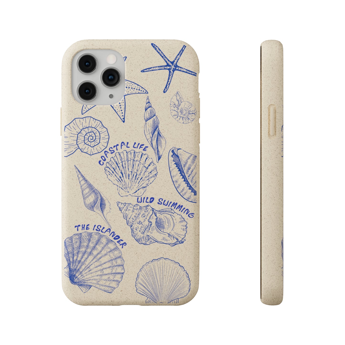 Wild Swimming Shells - Biodegradable Phone Case - Made from Natural Materials