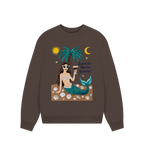 Chocolate Printed Sweater