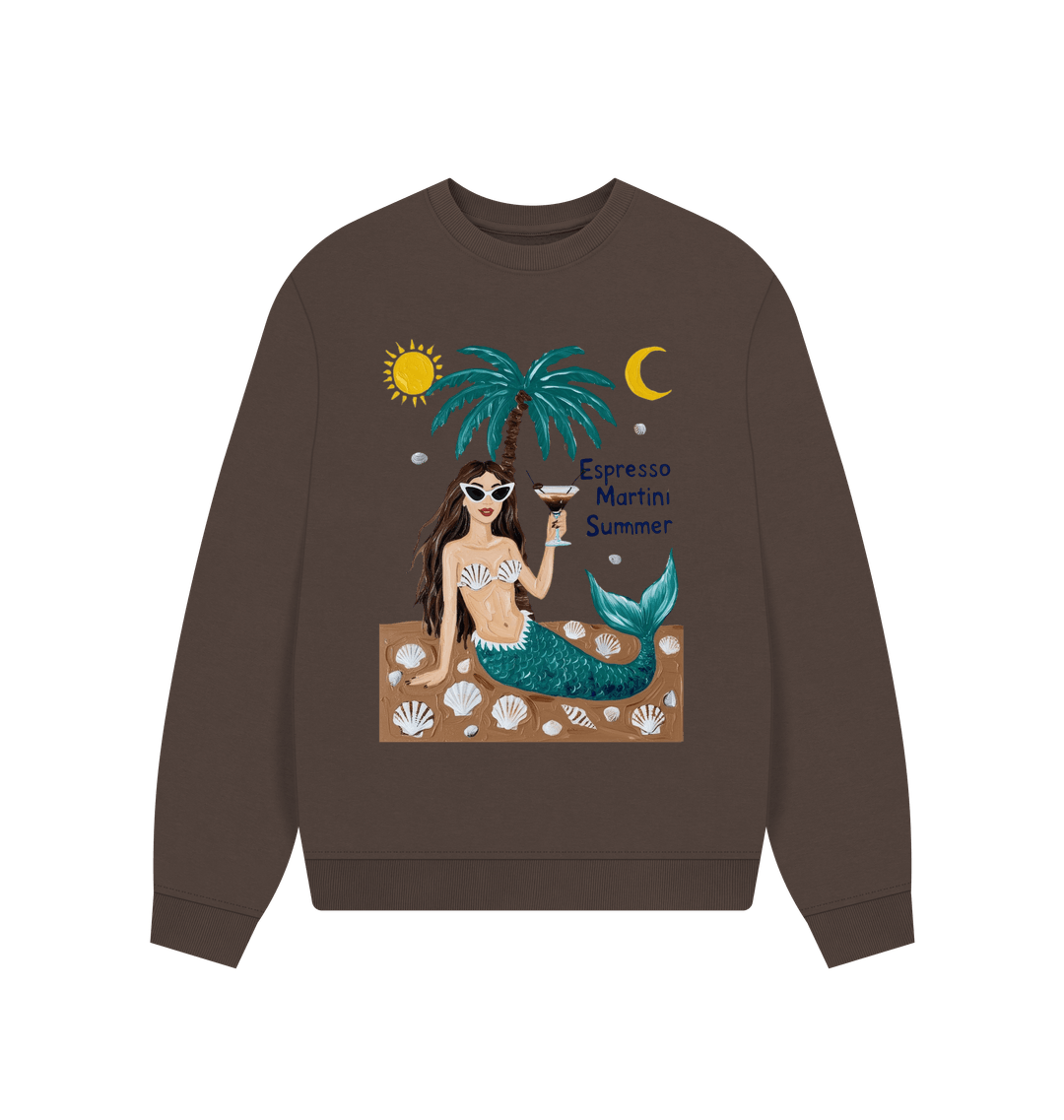 Chocolate Printed Sweater