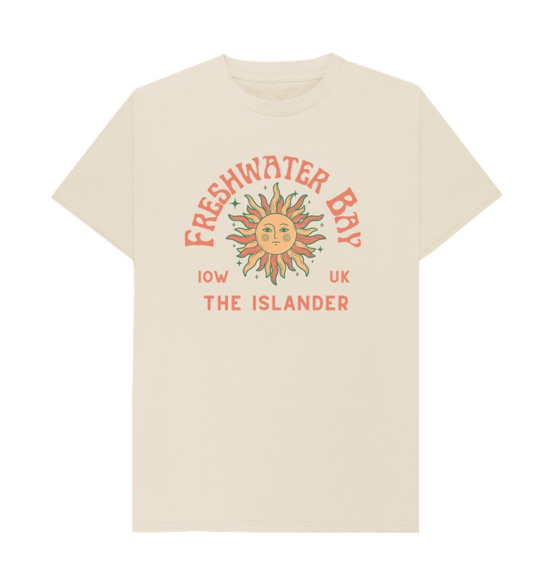 Oat Freshwater Bay - Mens\/Unisex Tshirt - Sunshine and stars - The Islander