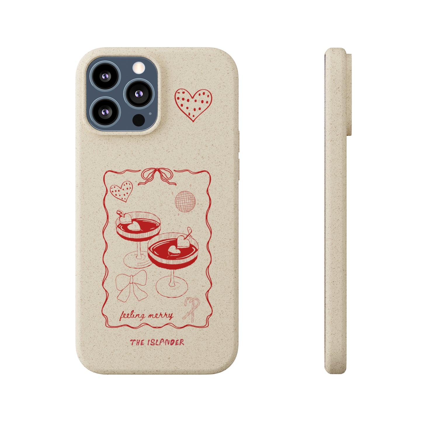 Feeling Merry - Biodegradable Phone Case - Made from Natural Materials