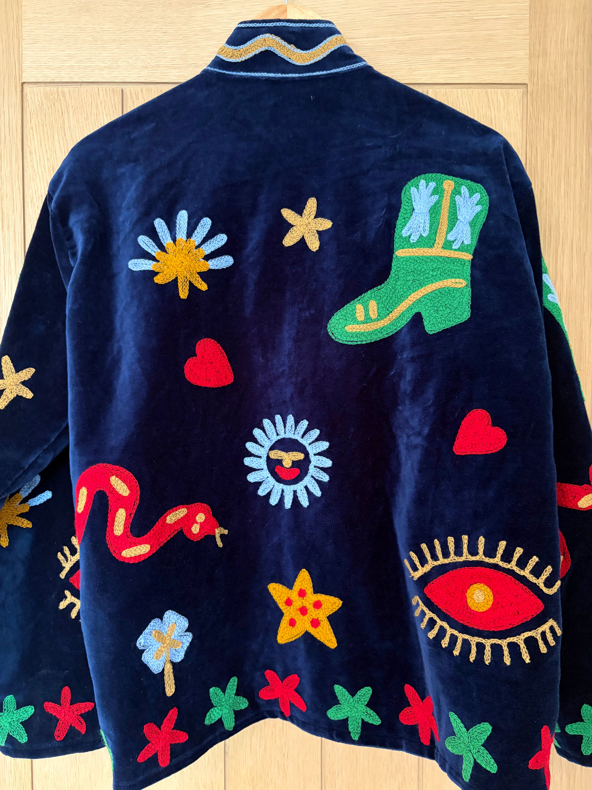 Cowgirl/Western Embroidered Velvet Jacket
