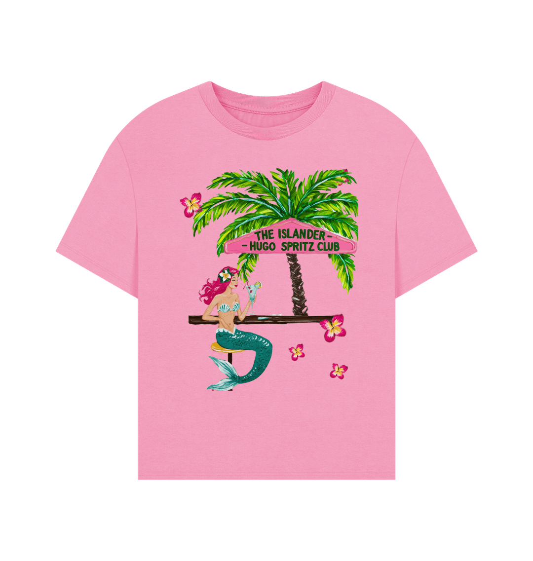 Rose Pink Printed T-shirt