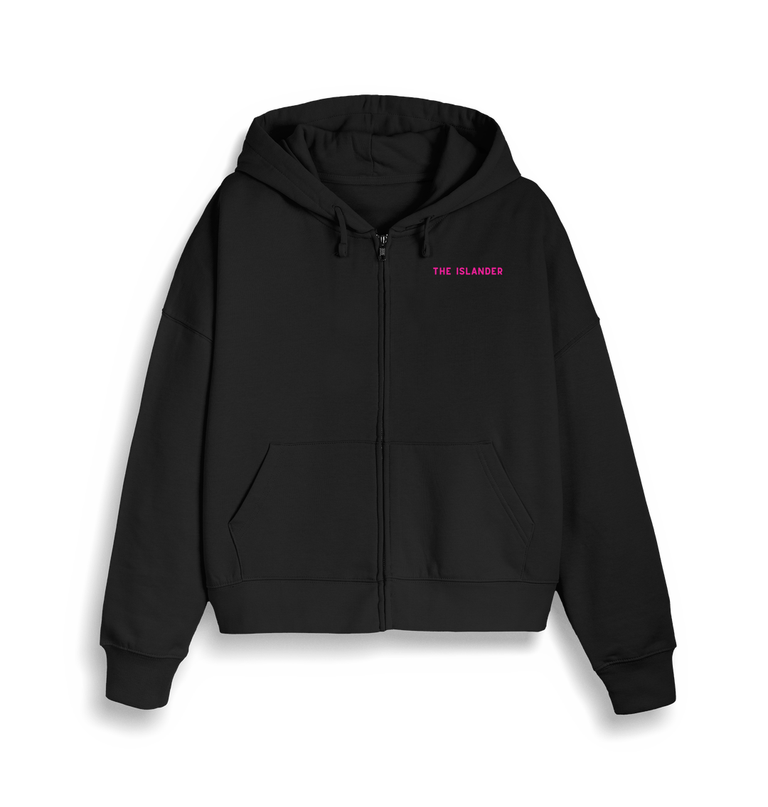 Black Mermaid Swim Club - Zip Up Hoodie - Organic Cotton