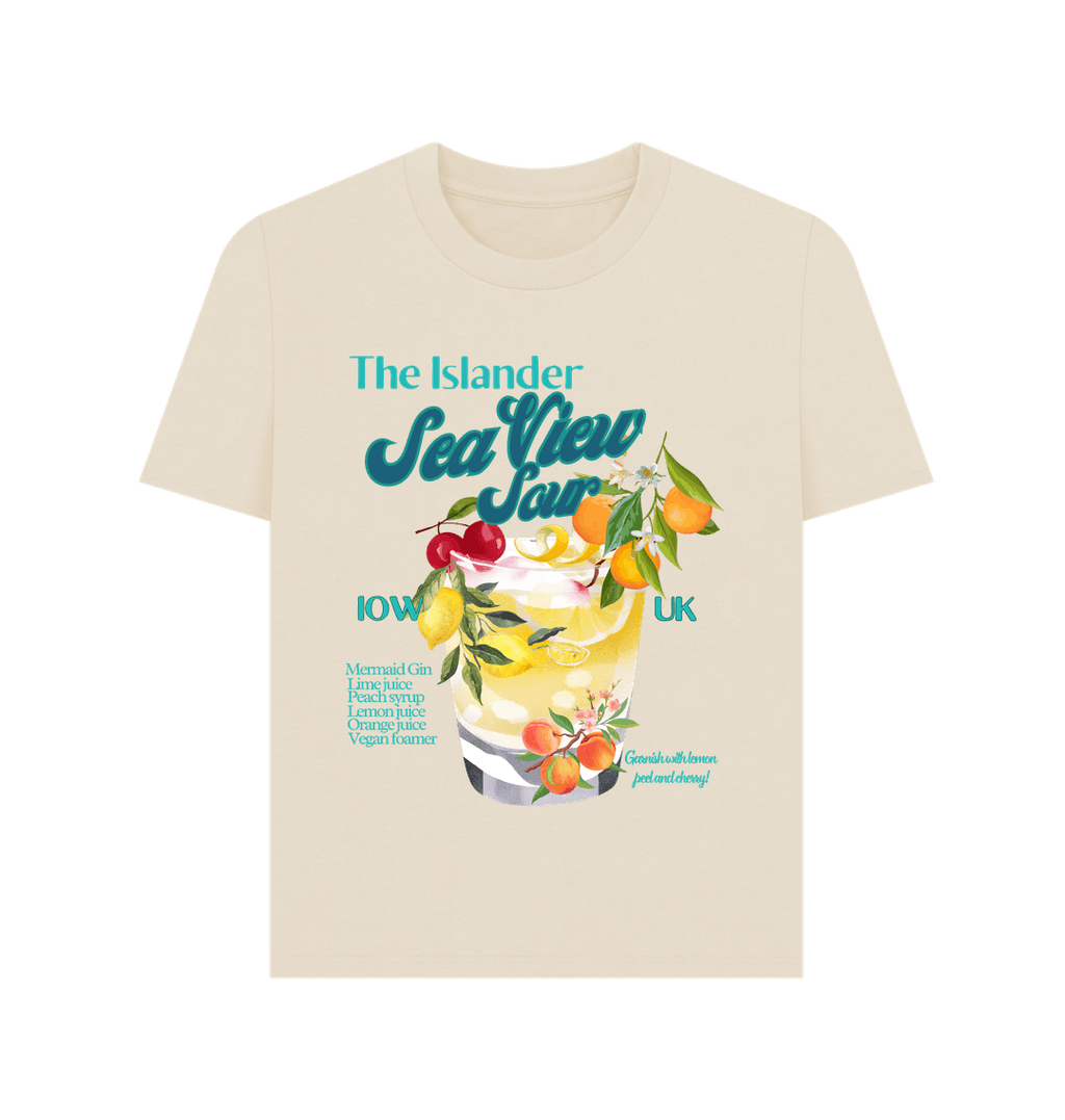 Oat The Islander - Sea View Sour - Mermaid gin Women's T-Shirt - Isle of Wight