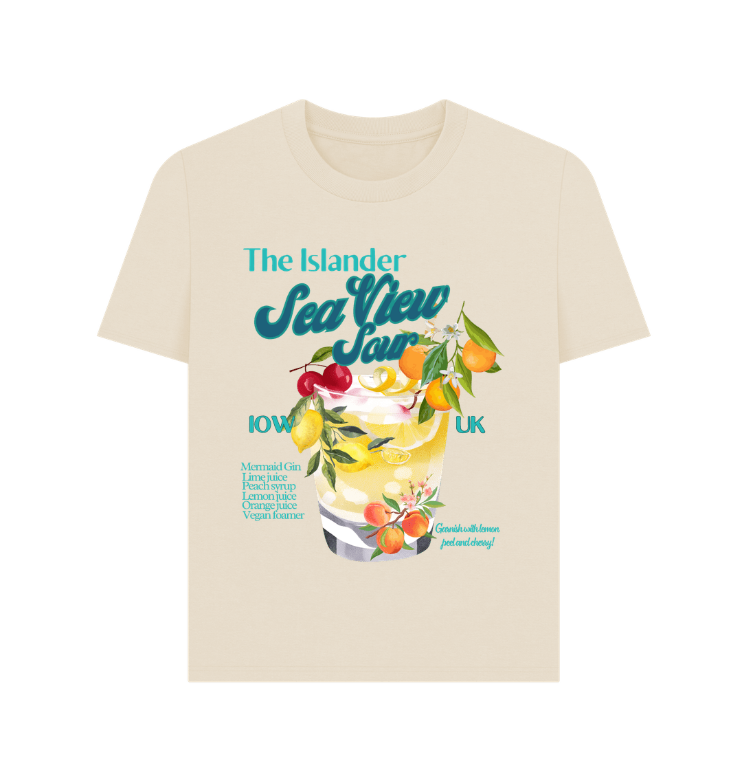 Oat The Islander - Sea View Sour - Mermaid gin Women's T-Shirt - Isle of Wight