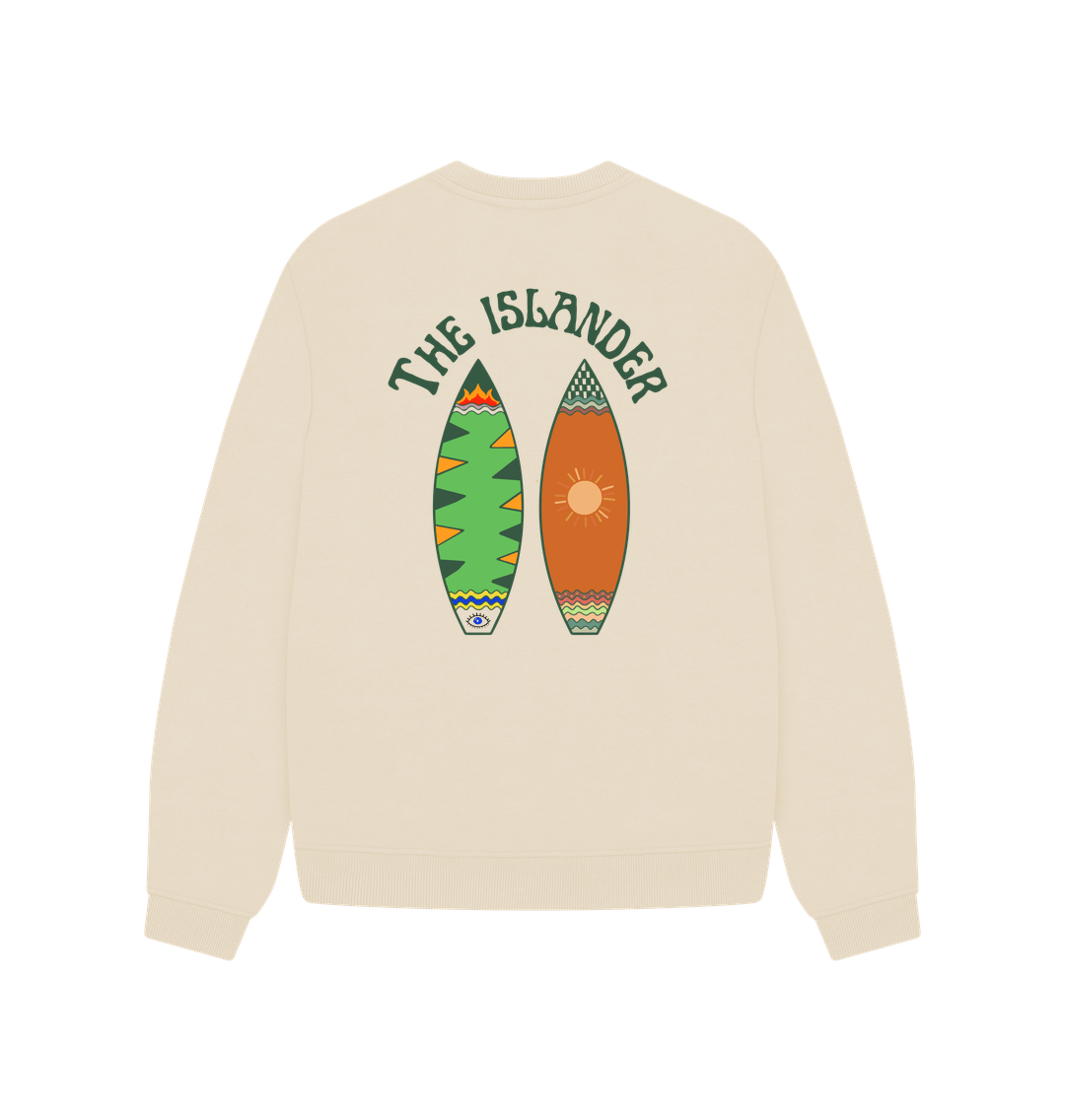 Oat Surf board - Women's oversized style sweater - The Islander