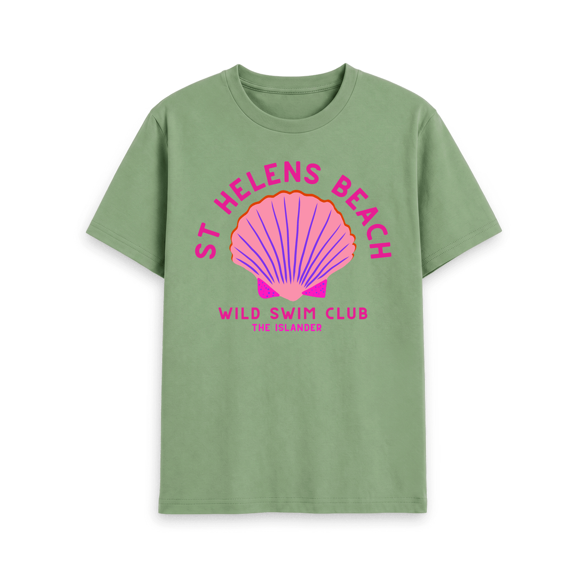 Sage Printed T-shirt Front