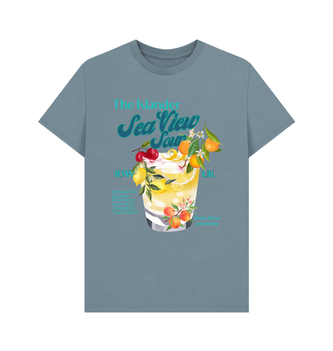 Stone Blue The Islander - Sea View Sour - Mermaid gin unisex T-Shirt - Isle of Wight