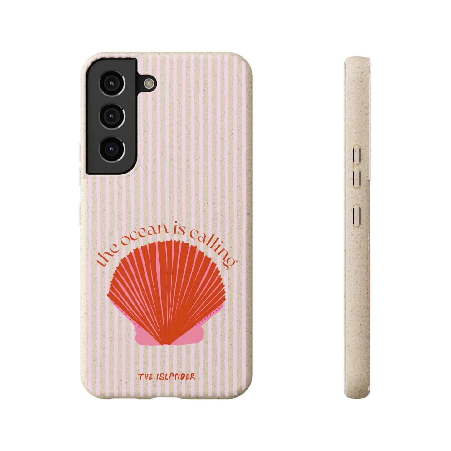 The Ocean Is Calling  - Biodegradable Phone Case - Made from Natural Materials