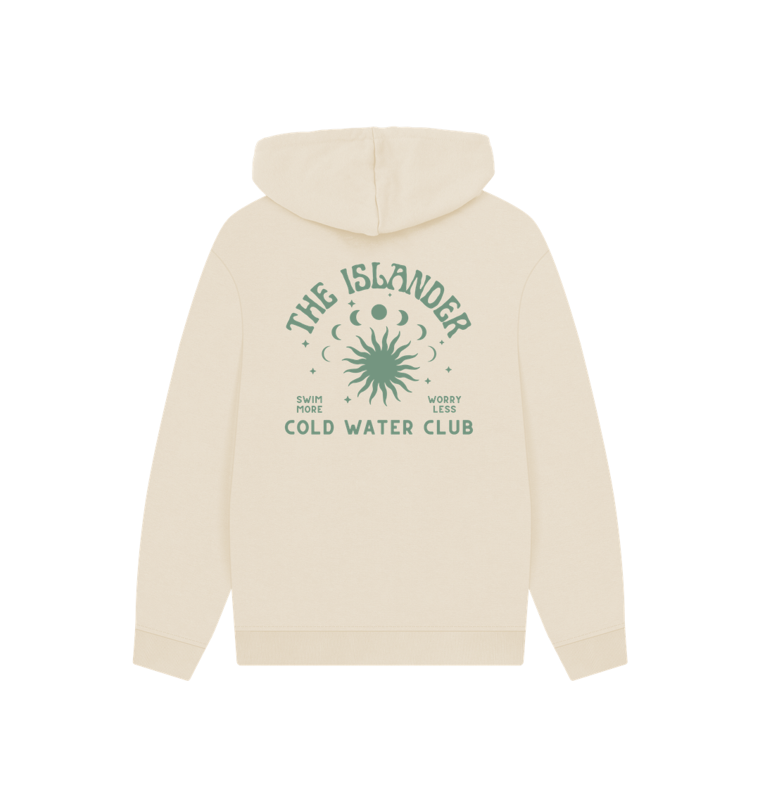 Cold Water Club - The Islander - Unisex Oversized Fit Hoodie - Organic Cotton- Printed Back & Front