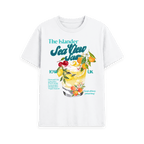 White Printed T-shirt Front