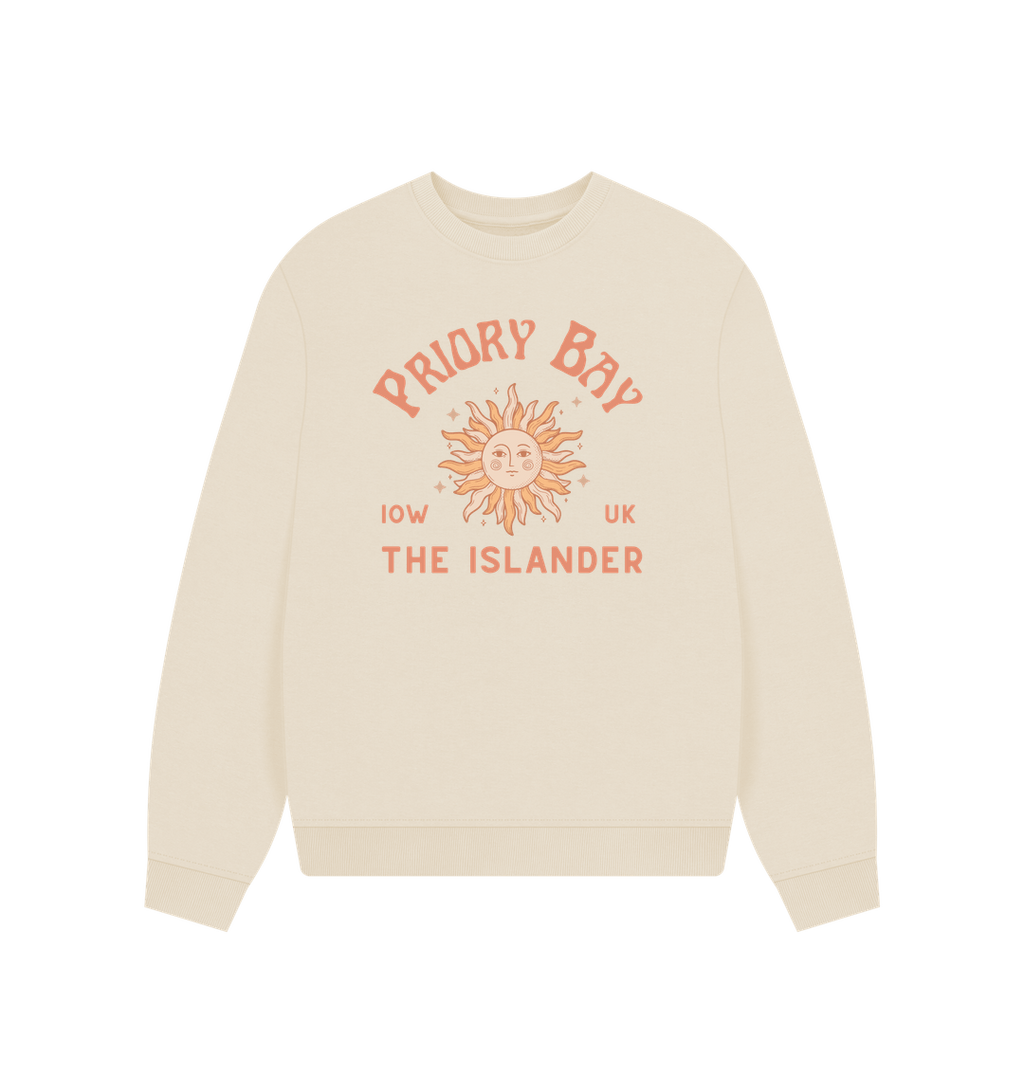 Oat Priory Bay - Women's Oversized Sweatshirt - The Islander