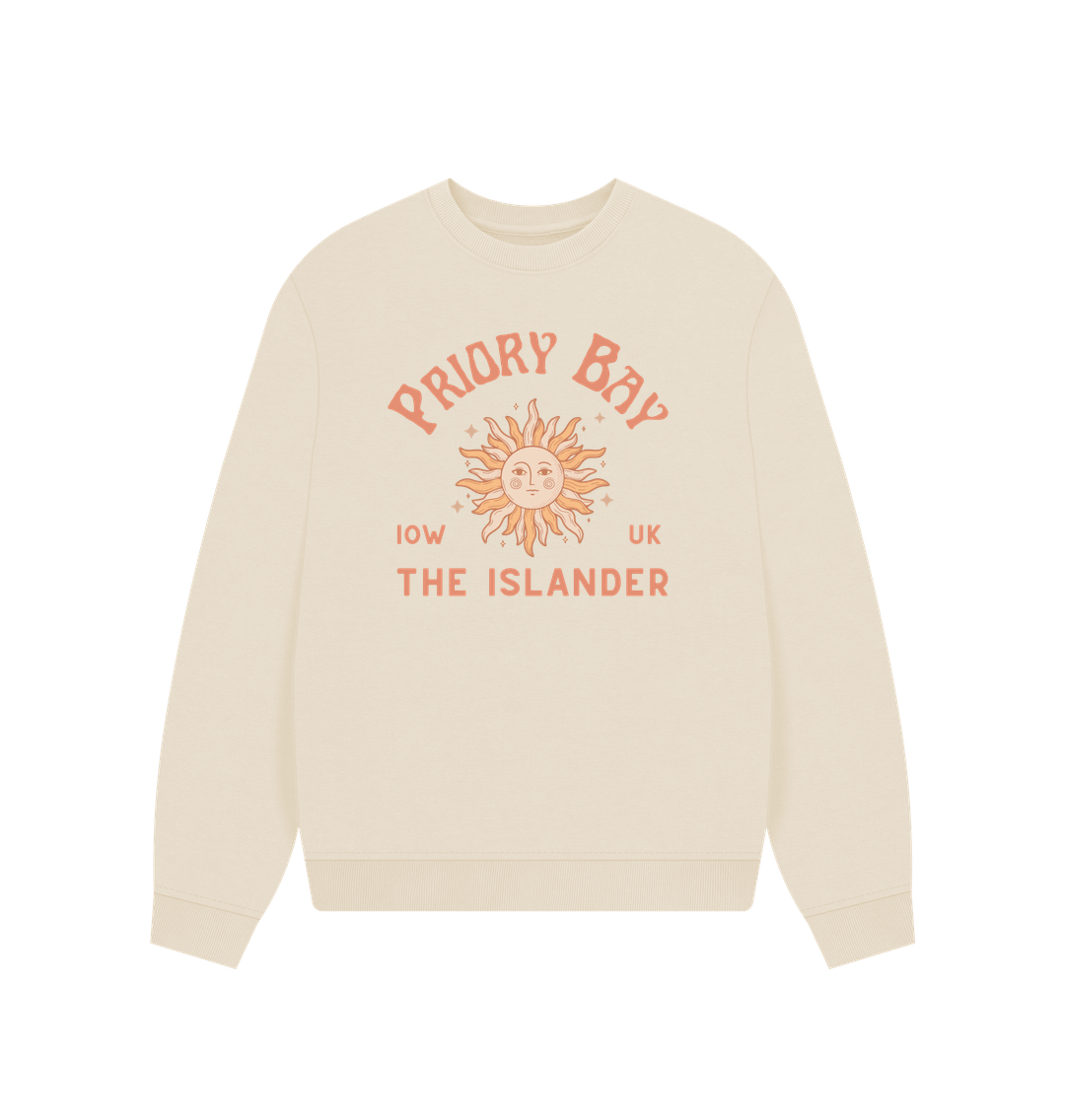 Oat Priory Bay - Women's Oversized Sweatshirt - The Islander